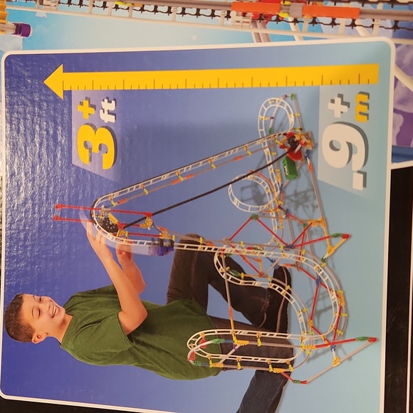 k'nex Blizzard Blast Roller Coaster Set, NIB - Picture 5 of 8